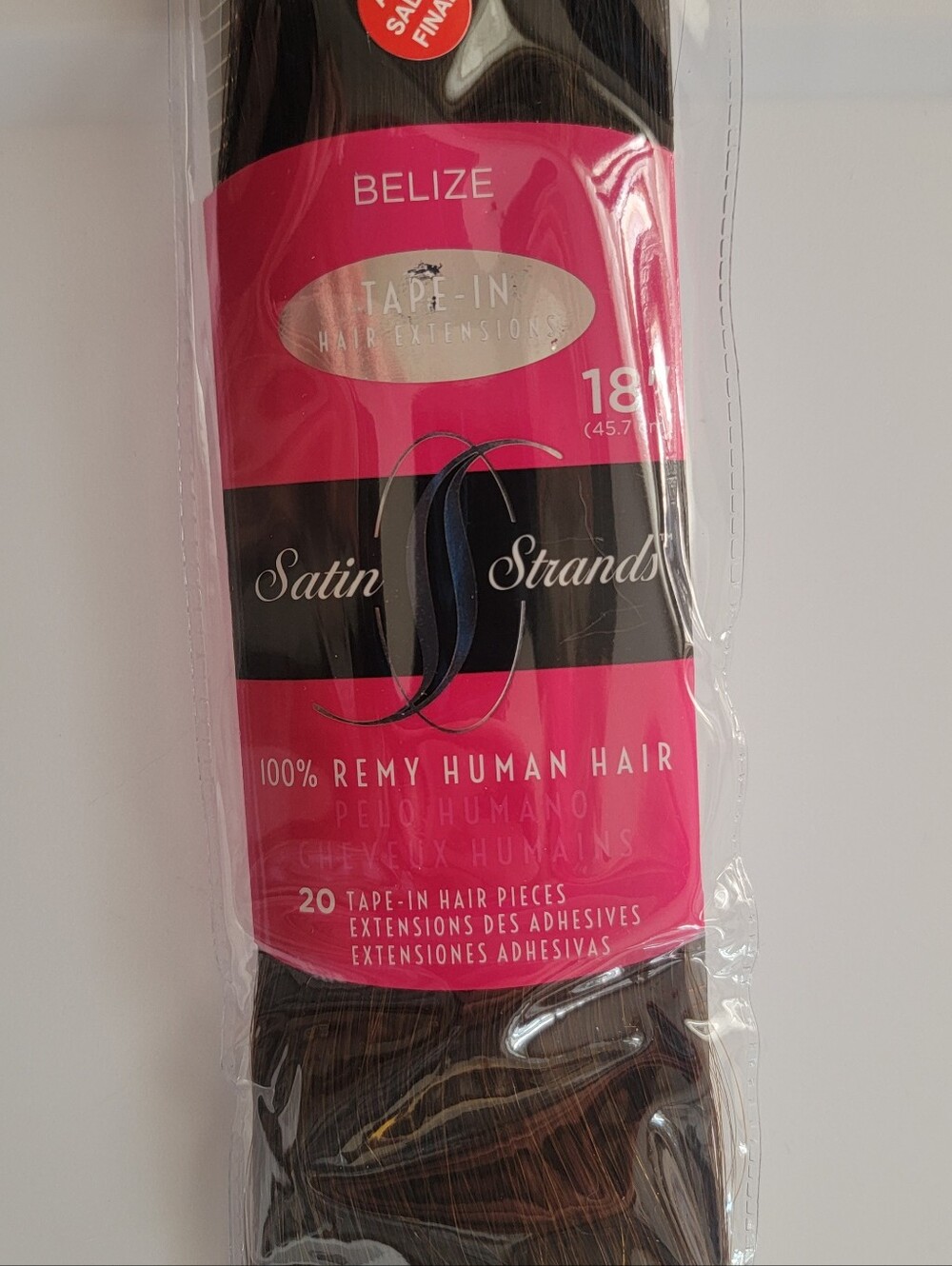 Belize 100% Human Hair Tape-In Hair Extensions - Brown